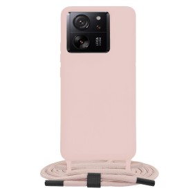 Husa pentru Xiaomi 13T / 13T Pro - Techsuit Crossbody Lanyard - Pink