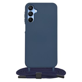Husa pentru Samsung Galaxy A15 4G / A15 5G - Techsuit Crossbody Lanyard - Blue