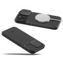 Husa iPhone 15 Pro - Spigen Optik Mag Armor - Black