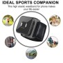 Techsuit - Sports Armband with Phone Magnetic Suction Cup (TSA2) - Velcro Mounting Strap, 3M Glue Sticker, max 6.8" - Black