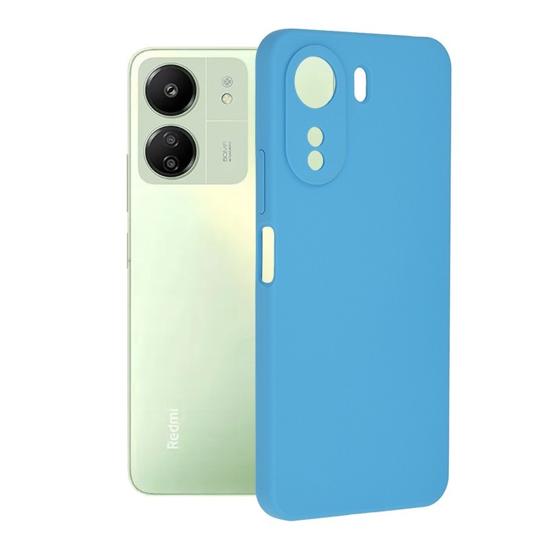 Husa pentru Xiaomi Redmi 13C 4G / Poco C65 - Techsuit Soft Edge Silicone - Denim Blue