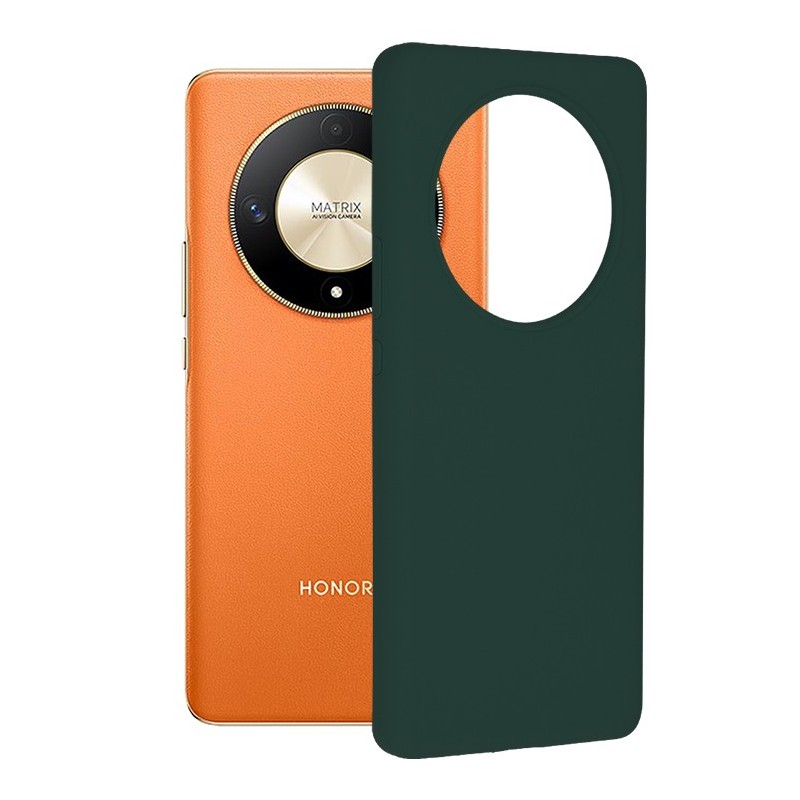 Husa pentru Honor Magic6 Lite - Techsuit Soft Edge Silicone - Dark Green