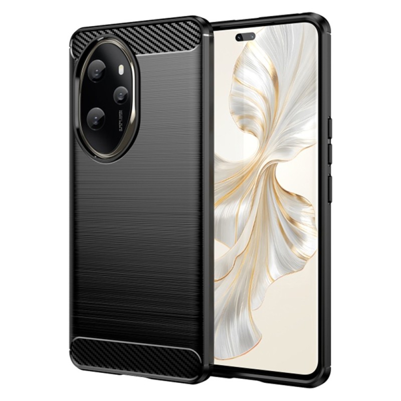 Husa pentru Honor 100 Pro - Techsuit Carbon Silicone - Black