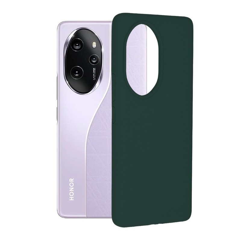 Husa pentru Honor 100 Pro - Techsuit Soft Edge Silicone - Dark Green