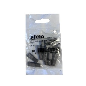 Set 10 biti Felo, seria Industrial profil HEX, C6.3, HX8.0, 25mm