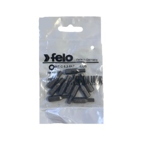 Set 10 biti Felo, seria Industrial profil HEX, C6.3, HX4.0, 25mm