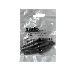 Set 10 biti Felo, seria Industrial profil HEX, E6.3, HX5.0, 50mm