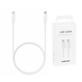 Cablu de Date USB-C to Type-C Super Fast Charging 5A, 1m - Samsung (EP-DN975BWEGWW) - White (Blister Packing)