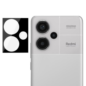 Folie Camera pentru Xiaomi Redmi Note 13 Pro+ 5G - Techsuit Full Camera Glass - Black