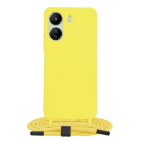 Husa pentru Xiaomi Redmi 13C 4G / Poco C65 - Techsuit Crossbody Lanyard - Yellow