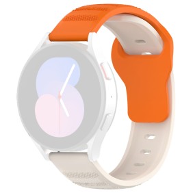 Curea pentru Huawei Watch GT 2 (46mm)/GT 2 Pro/GT 3 Pro (46mm)/Ultimate, Xiaomi Watch S1 - Techsuit Watchband (W050) - Orange Beige