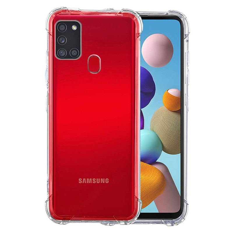 Husa pentru Samsung Galaxy A21s - Techsuit Shockproof Clear Silicone - Clear