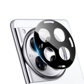 Folie Camera pentru OnePlus 12 - Techsuit Full Camera Glass - Black