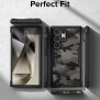 Husa pentru Samsung Galaxy S24 Ultra - Ringke Fusion X Design - Camo Black