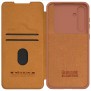 Husa pentru Samsung Galaxy S23 FE - Nillkin Qin Pro Leather Case - Brown
