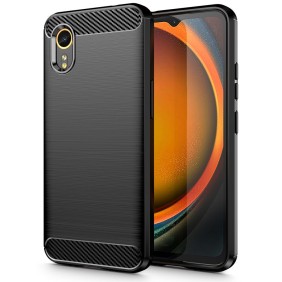 Husa pentru Samsung Galaxy Xcover7 - Techsuit Carbon Silicone - Black