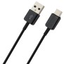 Samsung - Data Cable (EP-DG970BBE) - USB to Type-C, 2.1A, 1m - Black (Bulk Packing)