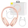 Casti Bluetooth Wireless Noise Reduction - Baseus Encok D02 Pro (NGTD010304) - Pink