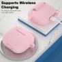 Techsuit - Silicone Case - for Apple AirPods 3, Smooth Ultrathin Material - Pink