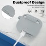 Techsuit - Silicone Case - for Apple AirPods 3, Smooth Ultrathin Material - Grey
