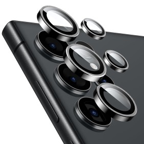 Folie Camera pentru Samsung Galaxy S24 Ultra - ESR Lens Protector Tempered Glass - Black