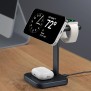 Statie de Incarcare MagSafe pentru Apple cu Incarcator pentru Ceas Portabil - ESR HaloLock - Black