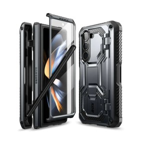 Husa pentru Samsung Galaxy Z Fold5 + Folie - I-Blason Armorbox - Black