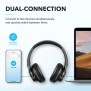 Casti Bluetooth on-ear Hybrid Active Noise Cancelling - Anker (A3004G11) - Black