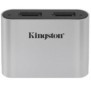 Card reader kingston usb 3.2 supported cards: uhs-ii microsd cards/backwards-compatible with uhs-i microsd cards