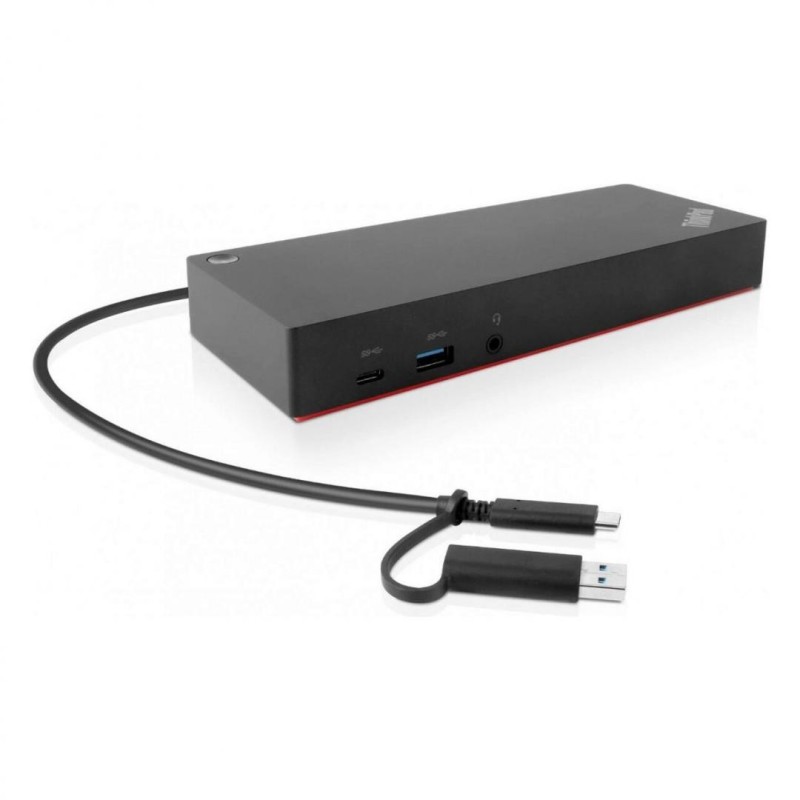 Lenovo thinkpad hybrid usb-c with usb-a dock i/o ports: 1x usb-c (data 5v/3a power) 3x