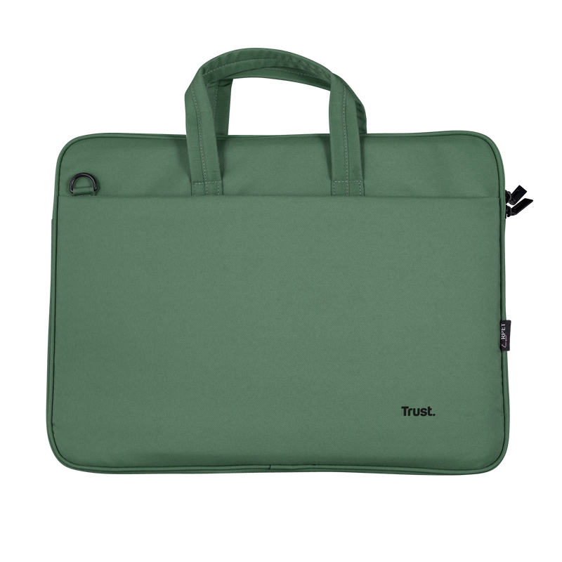 Geanta laptopuri trust bologna eco pentru laptopuri de max 16 inch(40cm) greutate 430 grame verde