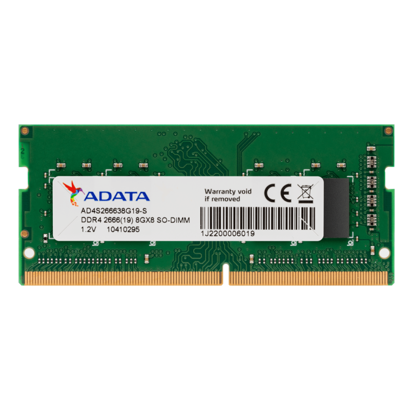 Memorie ram adata sodimm ddr4 8gb 2666mhz cl19 1.2v