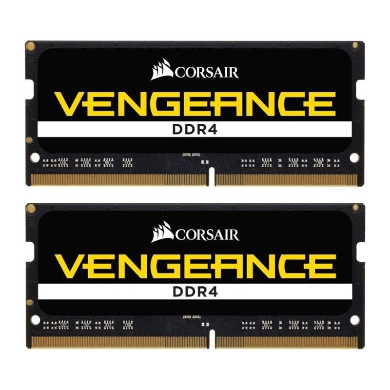 Memorie notebook corsair vengeance 32gb(2x16gb) sodimm ddr4 3200mhz cl22 1.2v black