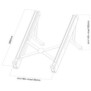 Neomounts by newstar nsls010 foldable laptop stand - silver  specifications general min. screen size*: 11