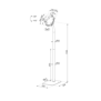 Stand de tableta neomounts by newstar fl15-625wh1 diagonala maxima 11 greutate maxima 1kg tilt rotate