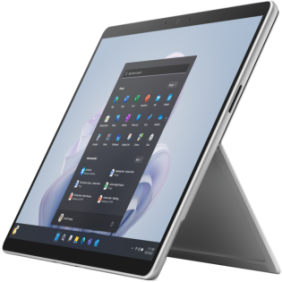 Microsoft surface pro 9 commercial tablet pc platinum windows 11 pro 256gb i5 intel® core™