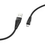 Borofone bu10  / cablu date usb to microusb textil 2.4a1.2m negru