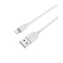 Cablu date si incarcare usb la lightning borofone bx14 linkjet 2 m alb