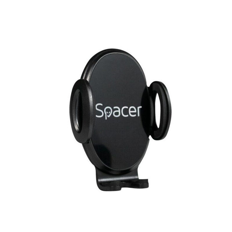 Suport auto spacer pt. smartphone fixare in ventilatie prin clips prindere laterala rotire 360 grade