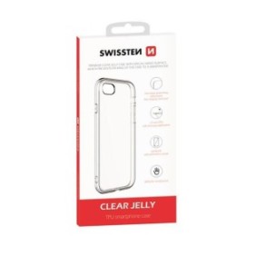 Swissten jelly / husa de protectie tip cover din silicon slim pentru iphone 11 transparent