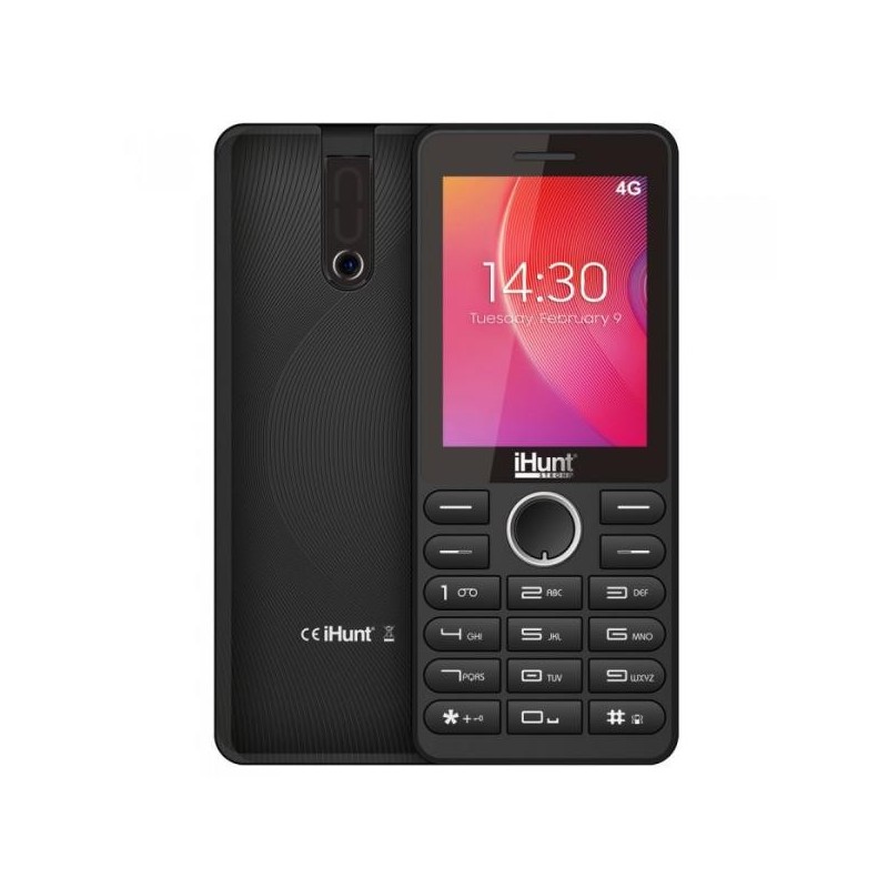 Ihunt i7 4g 2.4/ camera/ suport microsd(max 64gb)/ bluetooth/ microusb/ jack 3.5mm/ 2000mah/ dualsim/ black