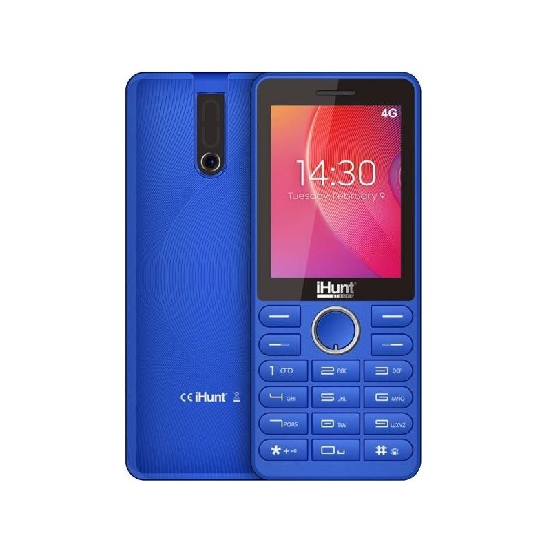 Ihunt i7 4g 2.4/ camera/ suport microsd(max 64gb)/ bluetooth/ microusb/ jack 3.5mm/ 2000mah/ dualsim/ blue