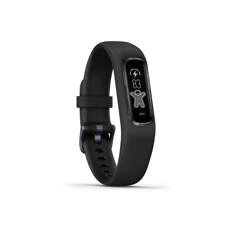 Bratara electronica fitness garmin vivosmart 4 negru marime: mare (large) material lentilă: policarbonat material cadru: