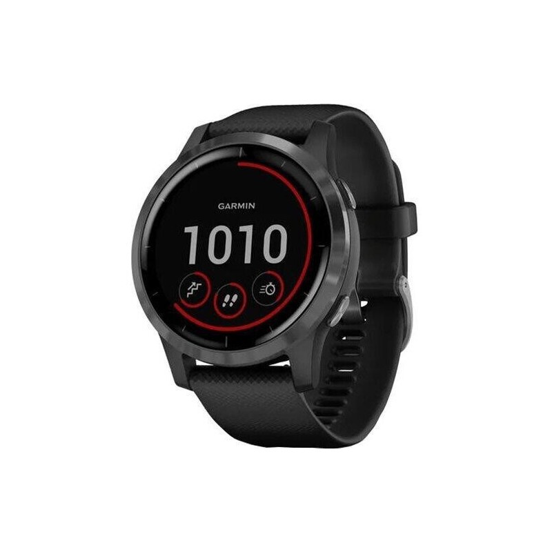 Smartwatch garmin vivoactive 4 black/slate seu smart notifications music storage and playback tracking body battery