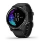 Smart watch garmin venu blue granite/silver seu smart notifications music player controls and storage garmin