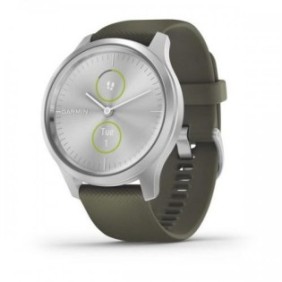 Smartwatch garmin vivomove style argintiu  corning® gorilla® glass 3 de tip cupolă material cadru aluminiu