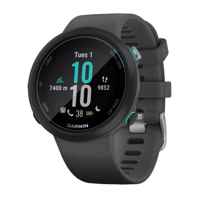 Garmin swim 2 gps eu slate smart notifications music storage and playback tracking body battery