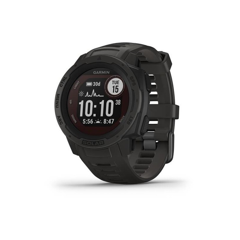 Smartwatch garmin instinct solar gps watch graphite ww