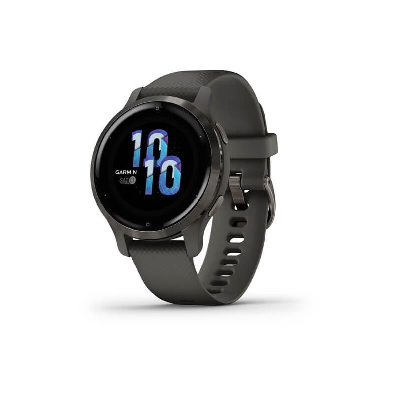 Ceas inteligent garmin venu 2s gps wi-fi grey + slate  brand garmin analogue/digital digital quartz