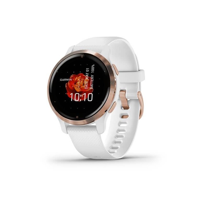 Ceas inteligent garmin venu 2s gps wi-fi rose gold + white  brand garmin analogue/digital digital